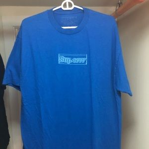 Superrradical Blue box logo t-shirt